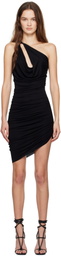 Rick Owens Lilies Black Porterville Aaliyah Minidress