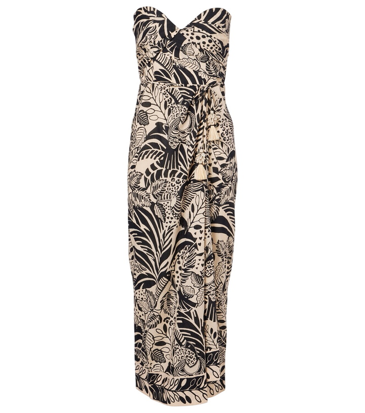 Poupette St Barth Reine floral cotton midi dress Poupette St Barth
