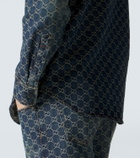 Gucci GG denim jacquard shirt