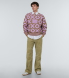 Acne Studios Face wool and cotton sweater