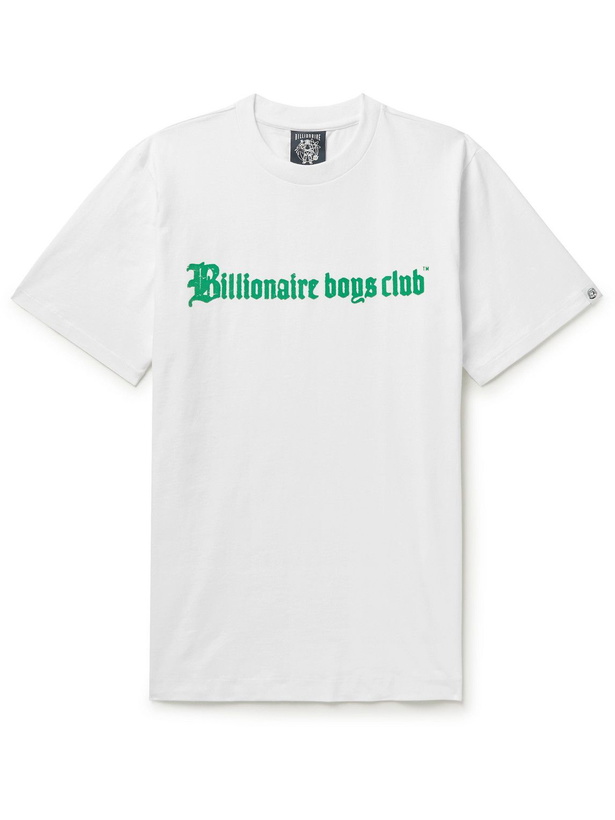 Photo: Billionaire Boys Club - Logo-Print Cotton-Jersey T-Shirt - White