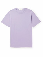 Mr P. - Garment-Dyed Cotton-Jersey T-Shirt - Purple