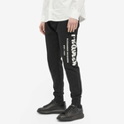 Alexander McQueen Men's Graffiti Logo Sweat Pant in Blck&Ivry