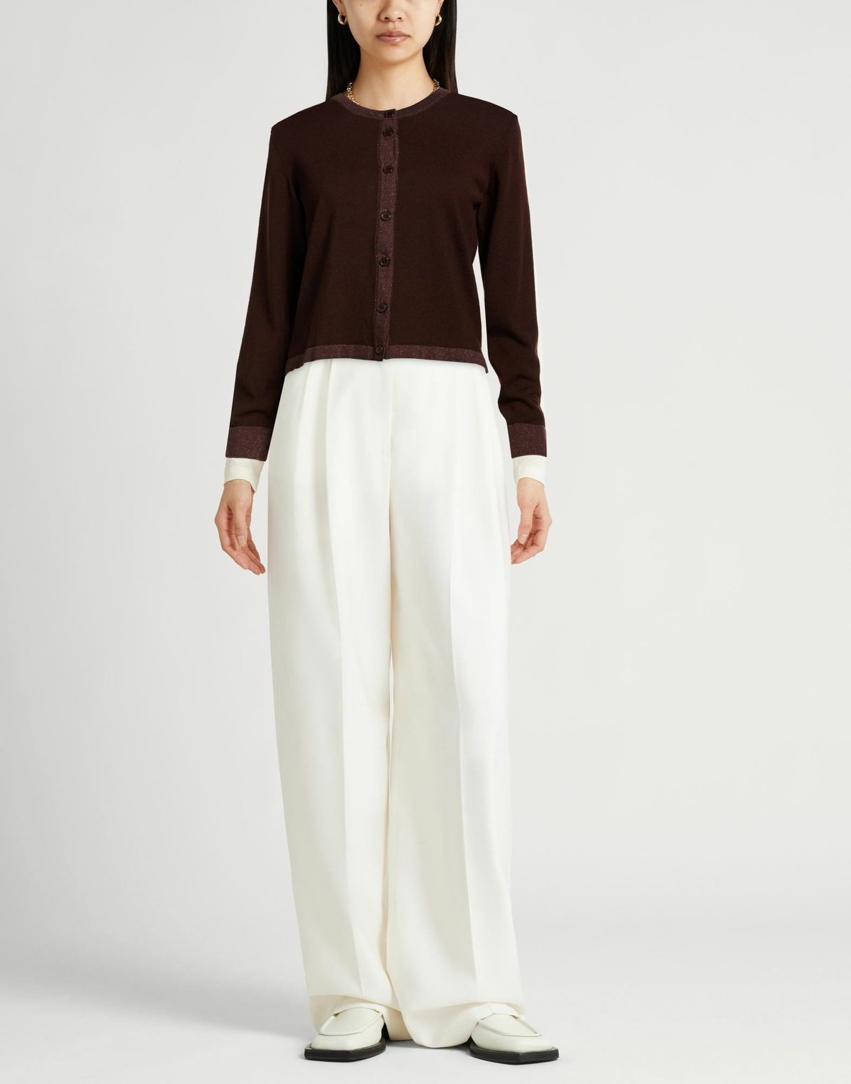 Crossley Womens Cardigan Chocolate in Brown