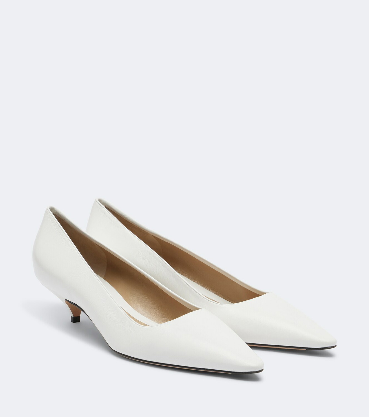 The Row Liisa leather pumps