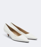 The Row Liisa leather pumps