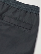 Moncler - Straight-Leg Logo-Print Cotton-Blend Shell Track Pants - Blue
