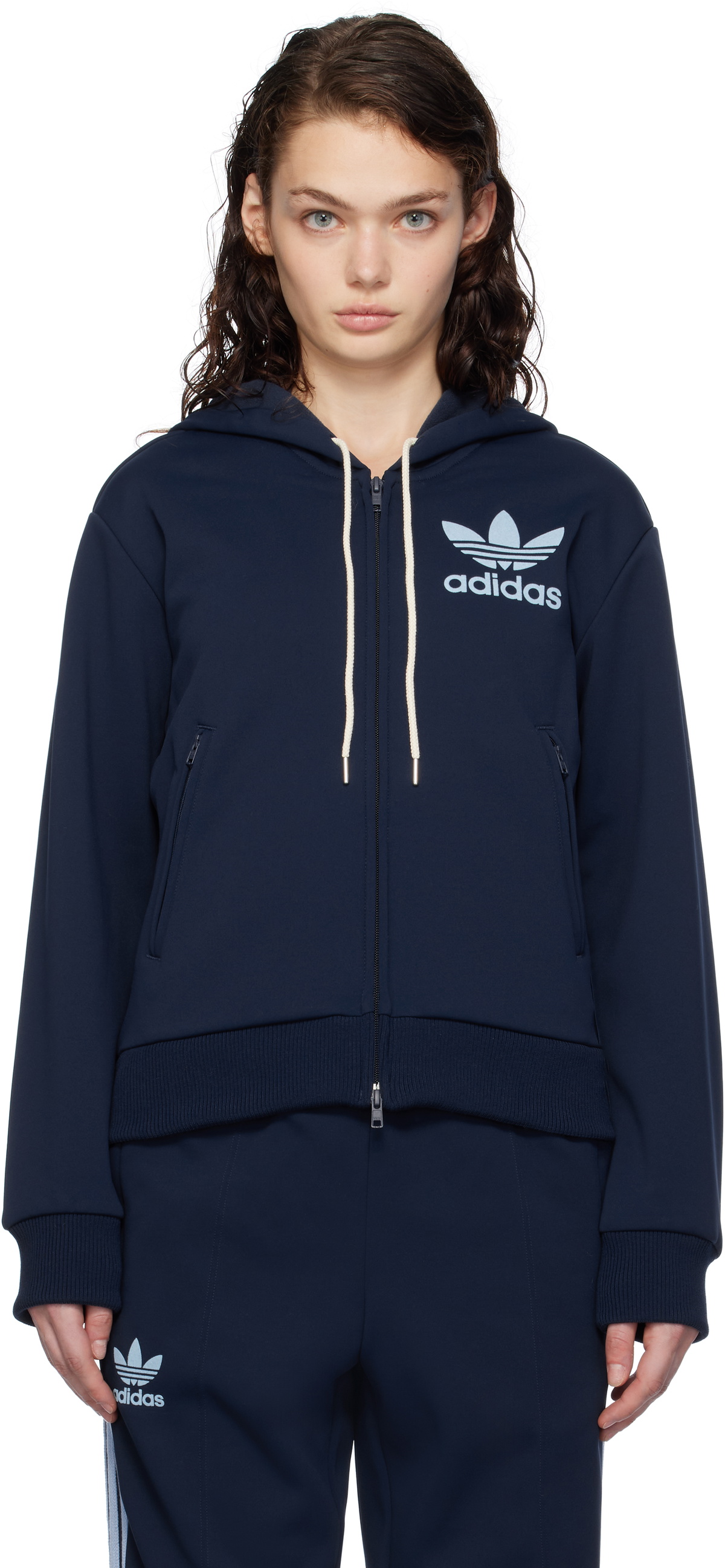 Wales Bonner Navy adidas Originals Edition Track Hoodie