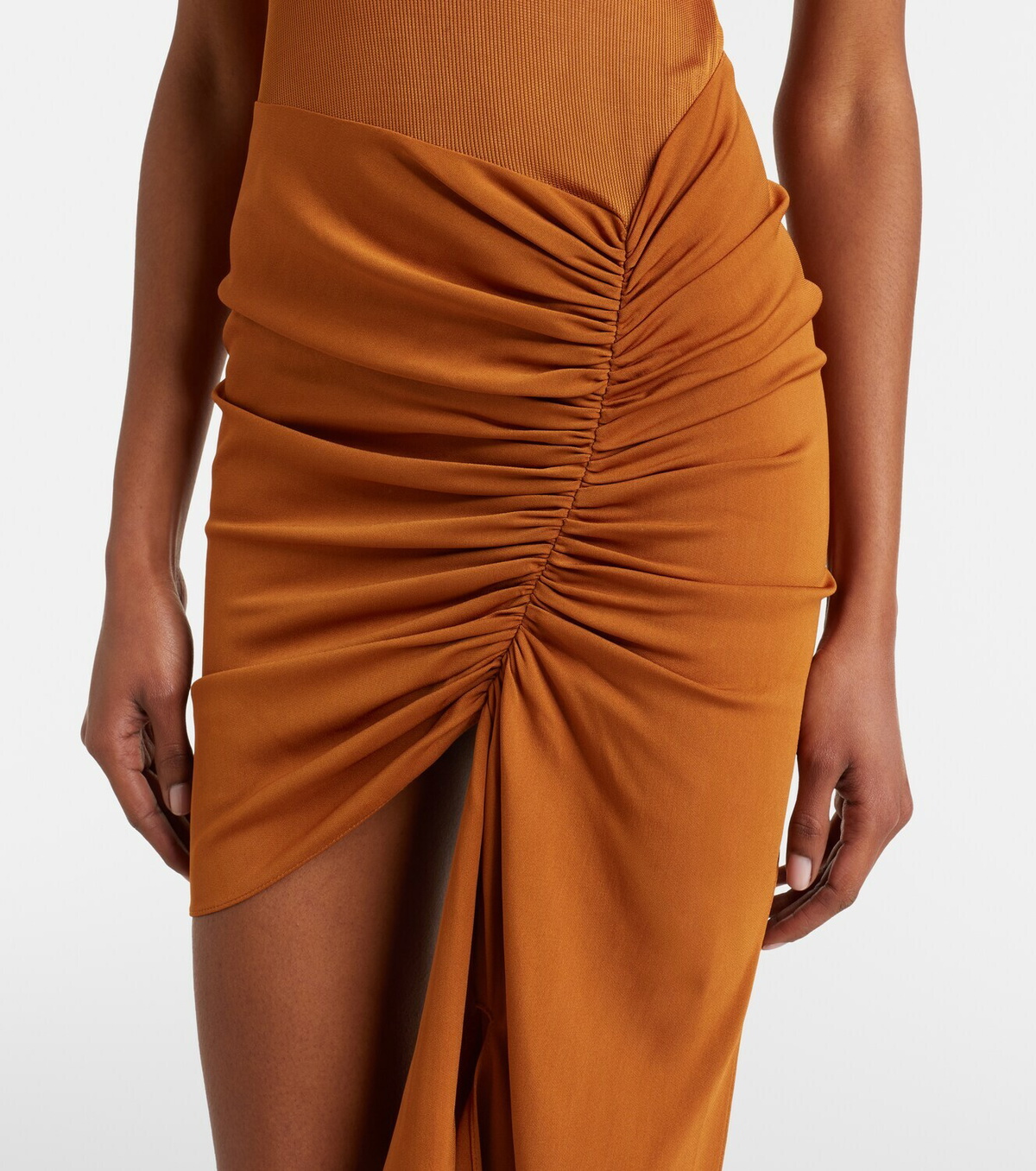 Christopher Esber Fusion ruched minidress