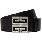 Givenchy - 3cm Black Leather Belt - Black