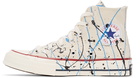 Converse Off-White Archive Paint Splatter Chuck 70 High Sneakers