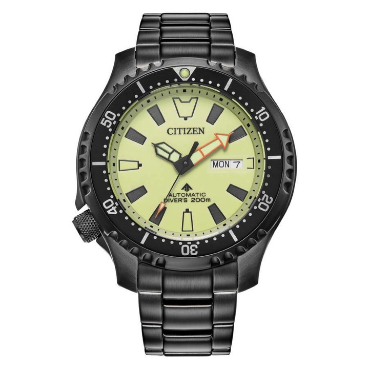Photo: Citizen Promaster Dive Automatic Yellow Dial Mens Watch NY0155-58X