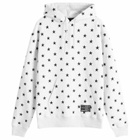 F.C. Real Bristol Men's All Over Star Sweat Hoodie in Gray