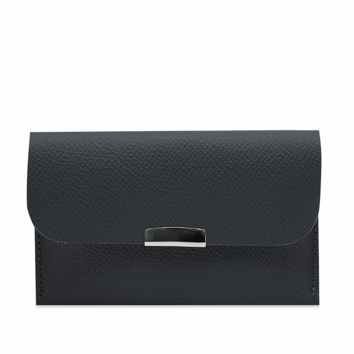 Photo: DIGAWEL Men's Leather Card Case in Navy