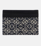 Loewe - Anagram jacquard and leather card holder