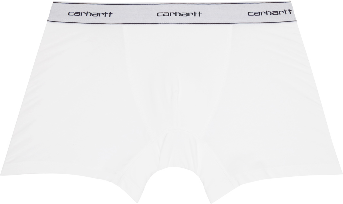 Carhartt Work In Progress Two-Pack White Cotton Trunk Boxer Briefs