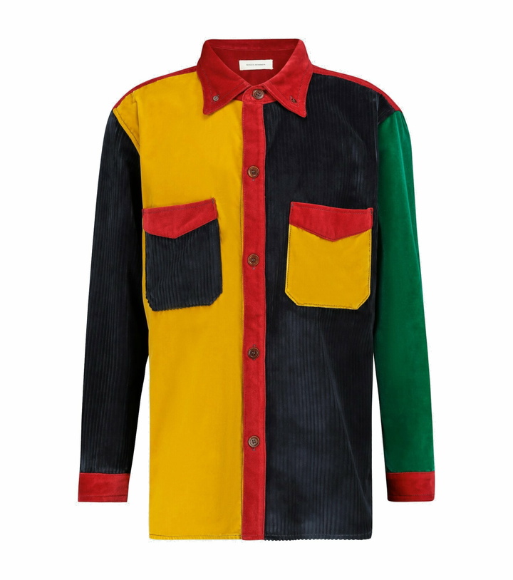 Photo: Wales Bonner - Notting Hill patchwork shirt