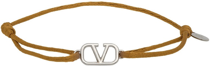 Photo: Valentino Garavani Tan VLogo Signature Bracelet