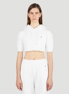 Raf Simons Cropped Hooded Sweatshirt