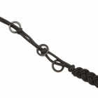 Topologie Braided Keychain in Black 
