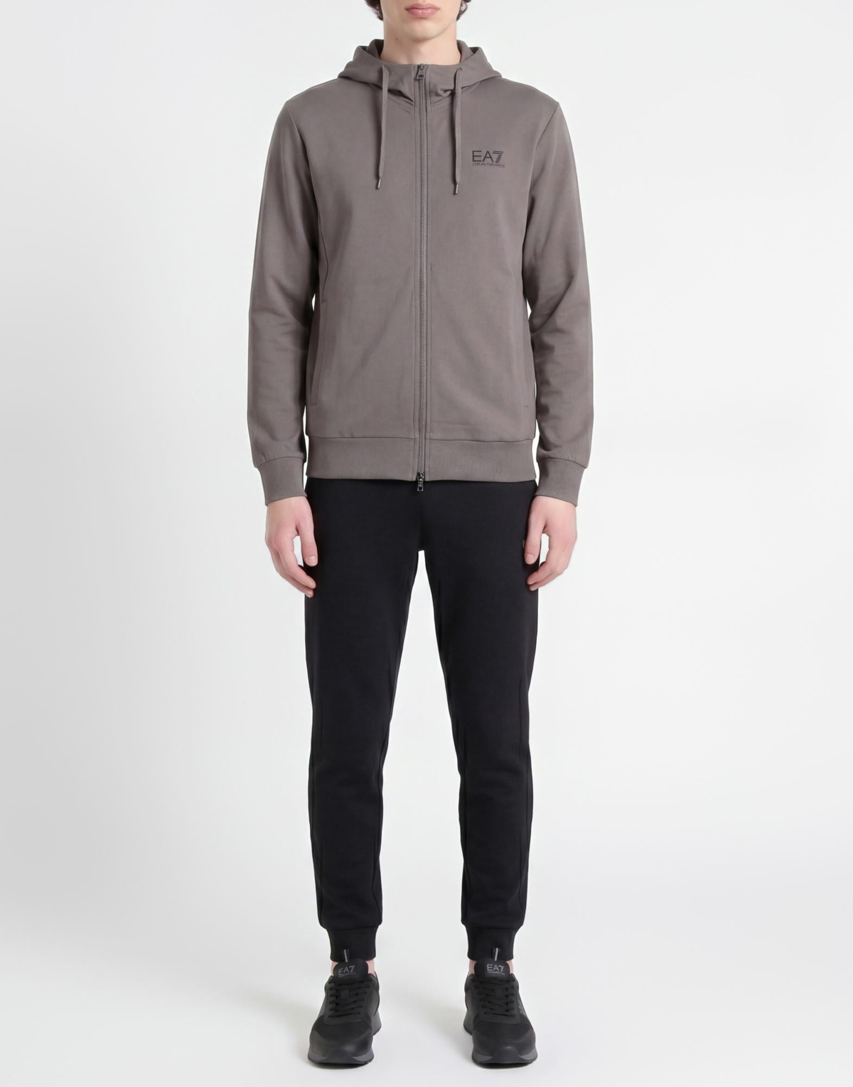 Ea7 Mens Sweatshirt Taupe