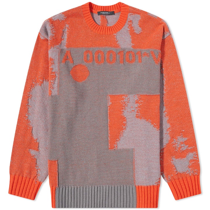Photo: A-COLD-WALL* Erosion Oversized Crew Knit