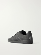 Maison Margiela - Replica Blackboard-Effect Leather Sneakers - Black