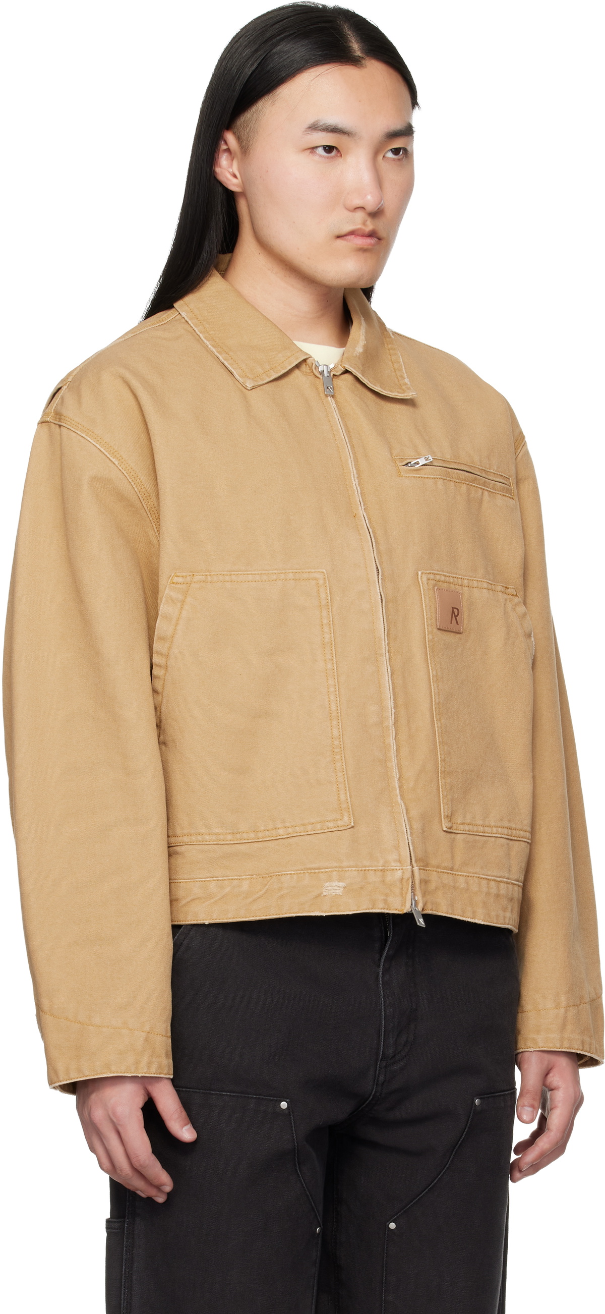 Represent Beige Heaton Workwear Jacket