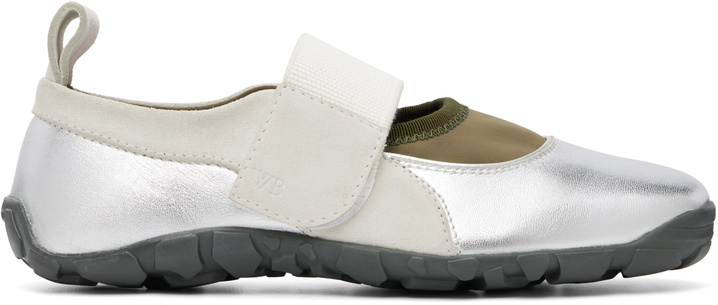 Photo: Wales Bonner Silver Jewel Mary Jane Sneakers