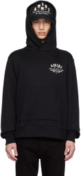 AMIRI Black Embroidered Hoodie