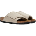 Birkenstock Off-White Regular Solana Sandals