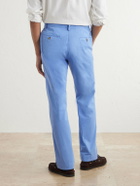 Polo Ralph Lauren - Straight-Leg Cotton-Blend Trousers - Blue