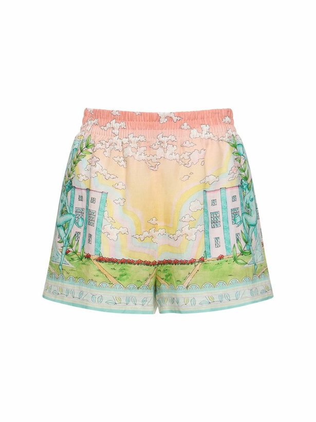 Photo: CASABLANCA Printed Linen Shorts