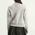 Beams Boy Women's Rib Crewneck Sweatshirt in T.Grey