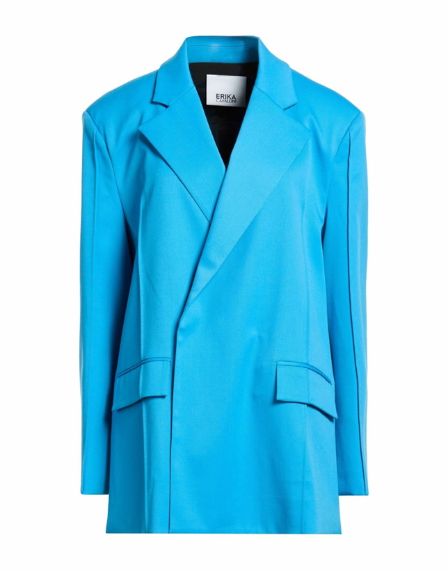 Photo: Erika Cavallini Womens Blazer Azure