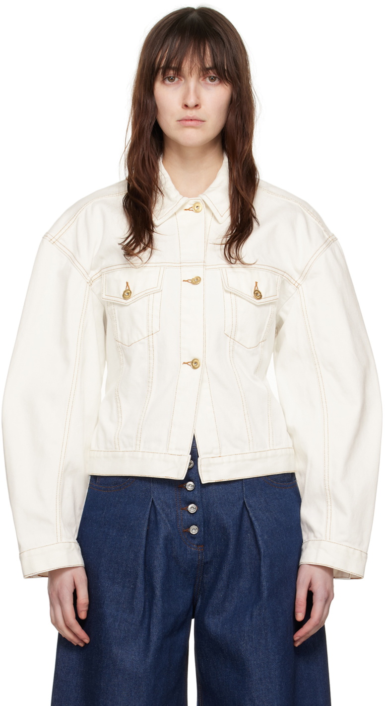 JACQUEMUS Off-White Les Classiques 'La veste de-Nîmes' Denim Jacket ...