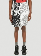 Honey Fucking Dijon Fluid Asymmetric Skirt