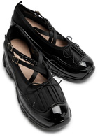 Simone Rocha Embellished Satin Sneakers Black