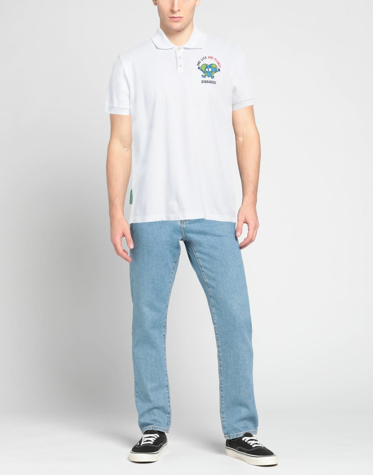 Dsquared2 Mens Polo shirt in White
