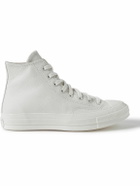 Converse - Chuck 70 Full-Grain Leather High-Top Sneakers - White