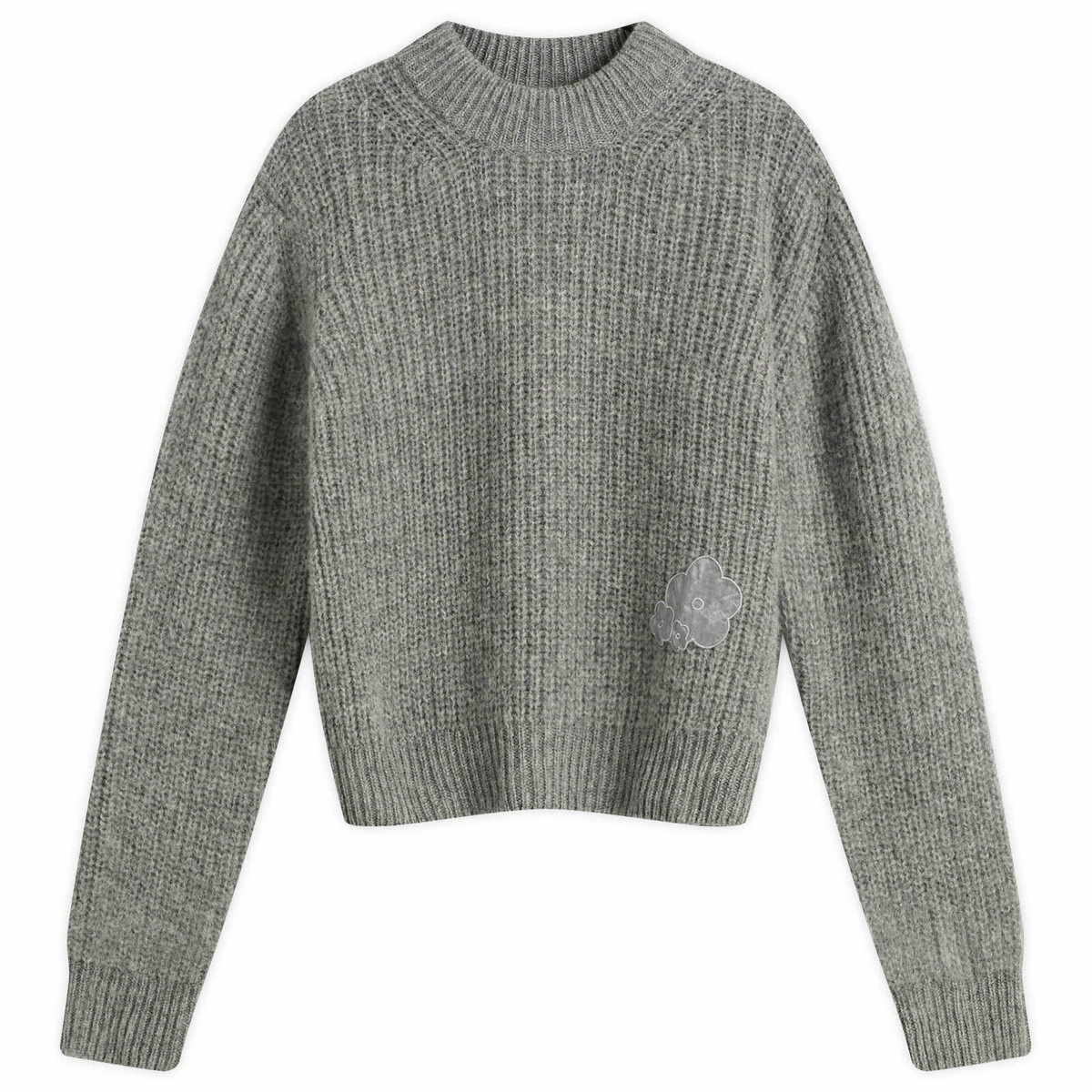 Cecilie Bahnsen Women's Bega Fisherman Knit in Light Grey