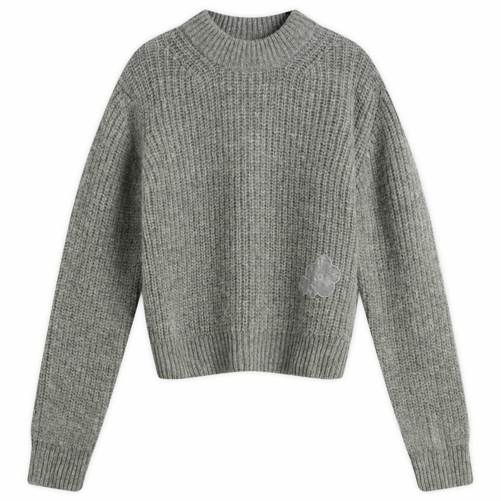 Photo: Cecilie Bahnsen Women's Bega Fisherman Knit in Light Grey
