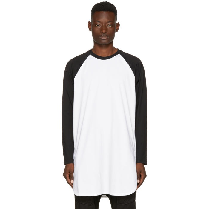 Photo: Givenchy Black and White Raglan T-Shirt