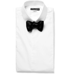 Dolce & Gabbana - White Slim-Fit Bib-Front Double-Cuff Cotton-Poplin Tuxedo Shirt - Men - White