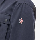 Moncler Grenoble Men's Ornon Down Shirt Jacket in Navy