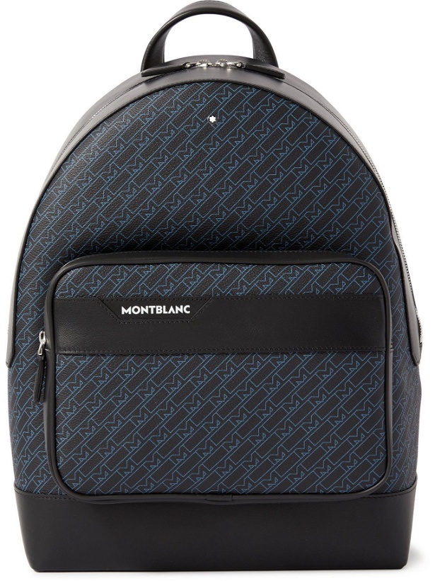 Photo: MONTBLANC - M_Gram 4810 Logo-Print Coated-Canvas and Leather Backpack