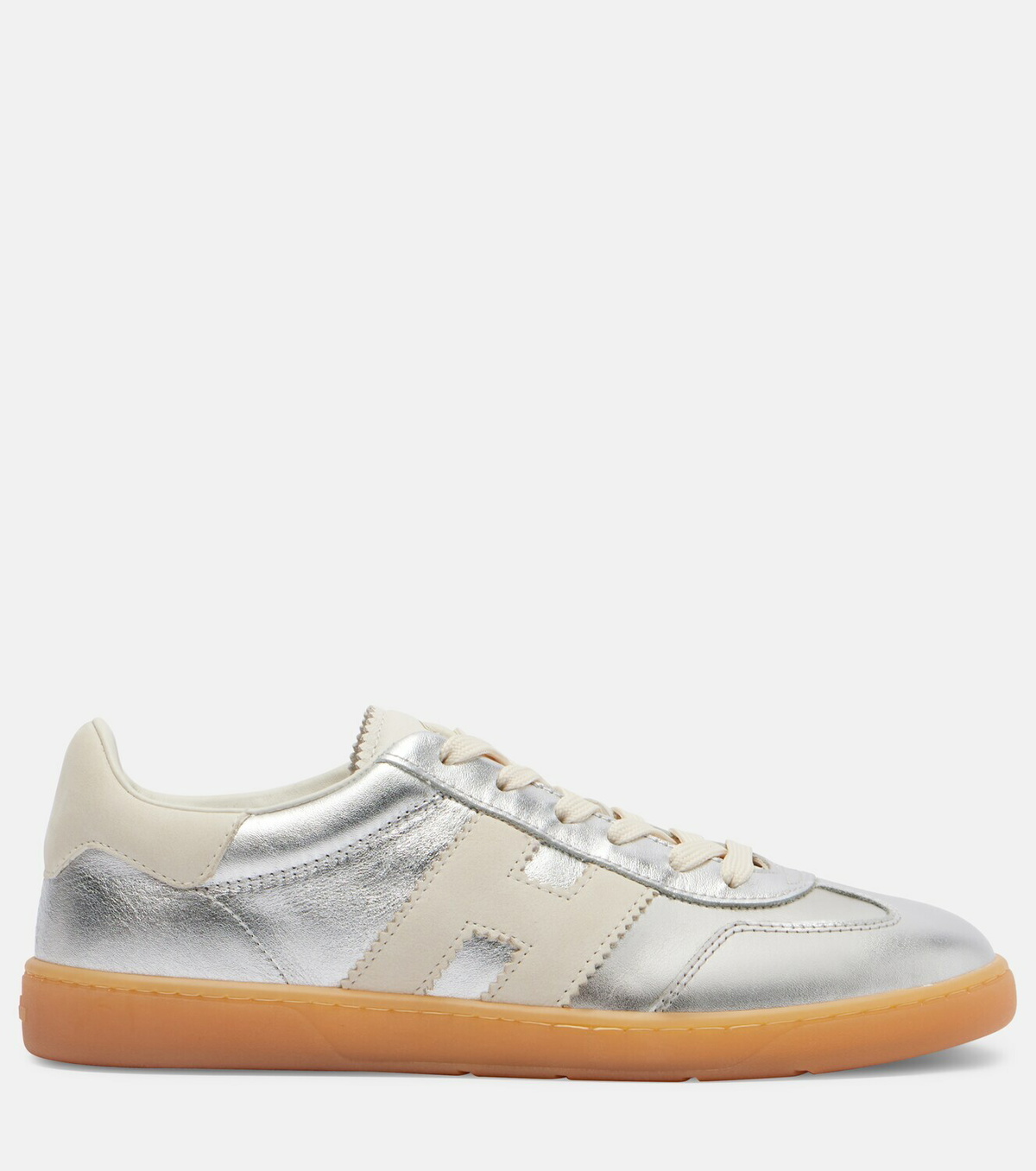 Hogan Cool metallic leather sneakers