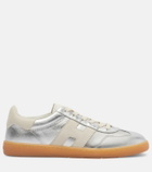 Hogan Cool metallic leather sneakers