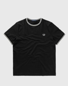 Fred Perry Twin Tipped T Shirt Black - Mens - Shortsleeves