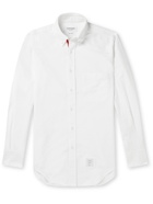 Thom Browne - Slim-Fit Button-Down Collar Cotton Oxford Shirt - White